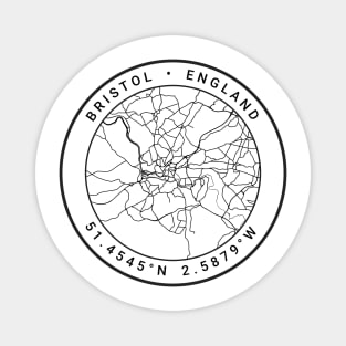 Bristol Map Magnet